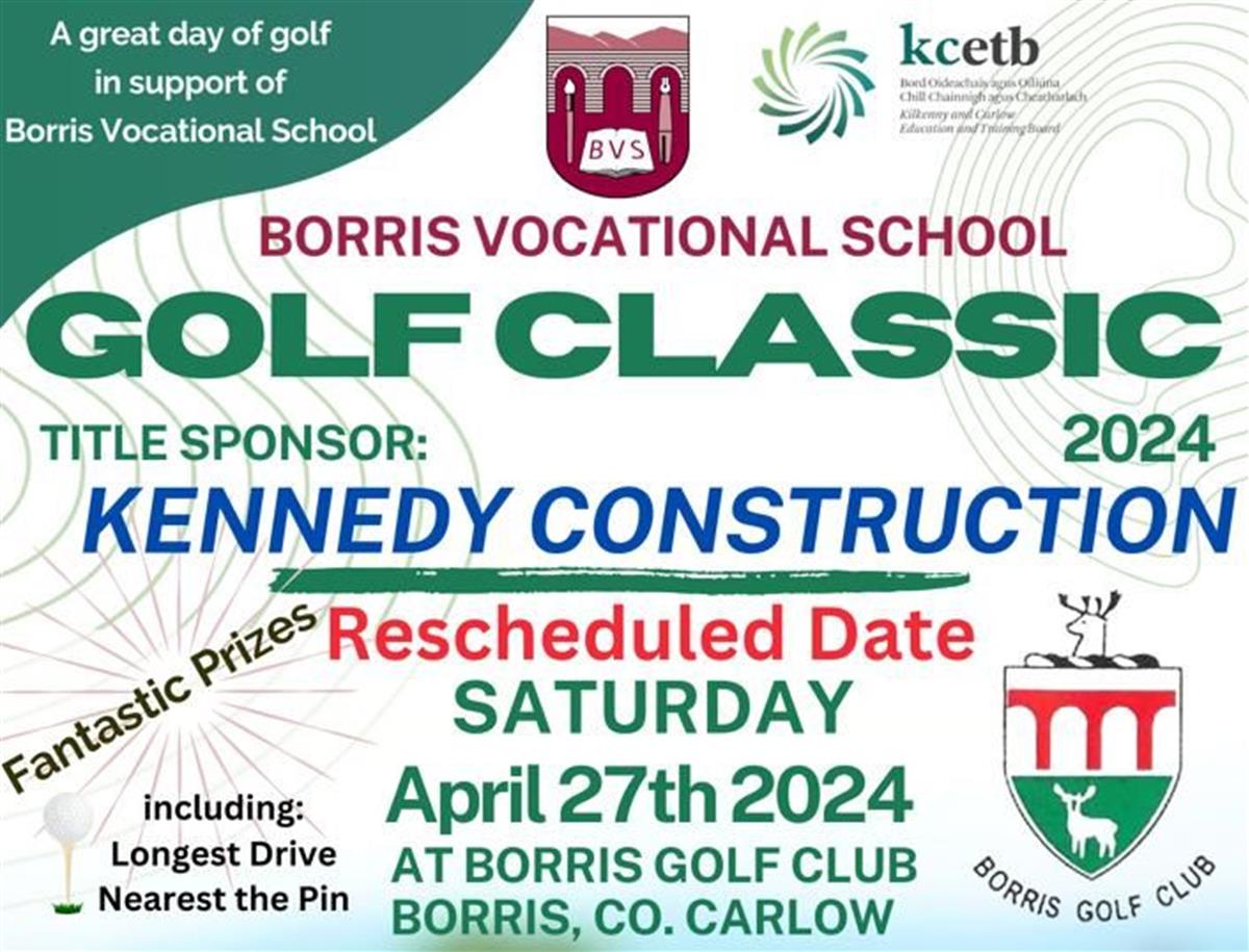 Golf Classic  Rescheduled - 27th April 2024
